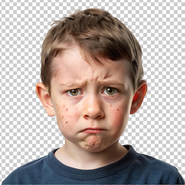 PSD little kid pimple face