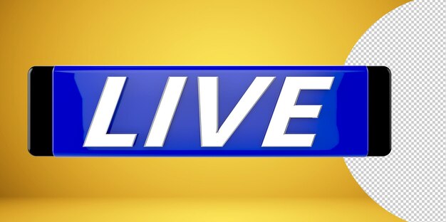 Live stream signs. icon or button of livestream