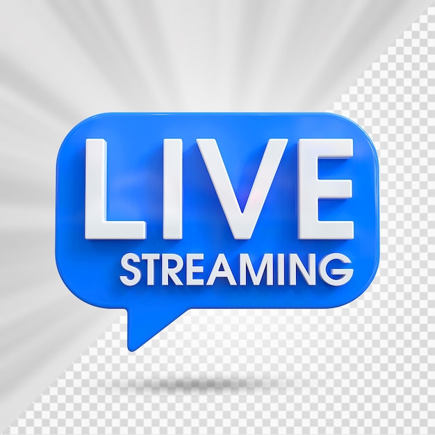 PSD rendering 3d in diretta streaming