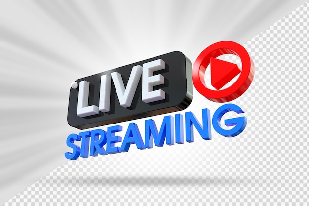 Live Streaming 3d Render