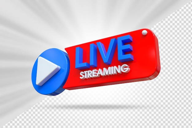 PSD live streaming 3d renderen