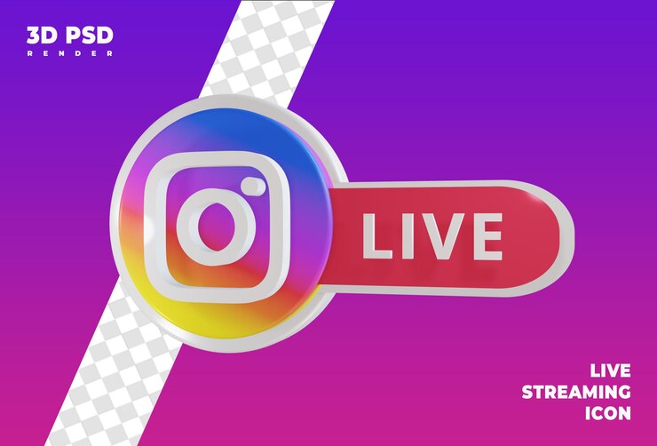 Live streaming render icon badge isolated