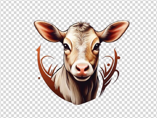 PSD livestock protection icon save farm animal on transparent background