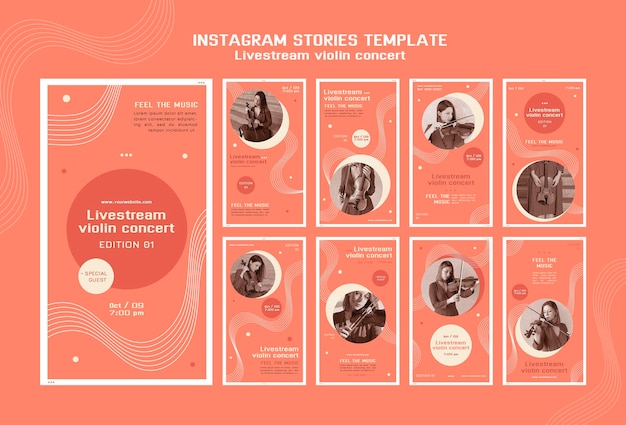 PSD livestream storie instagram concerto violino