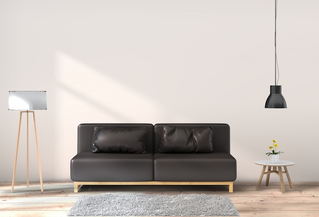living room interior in modern style