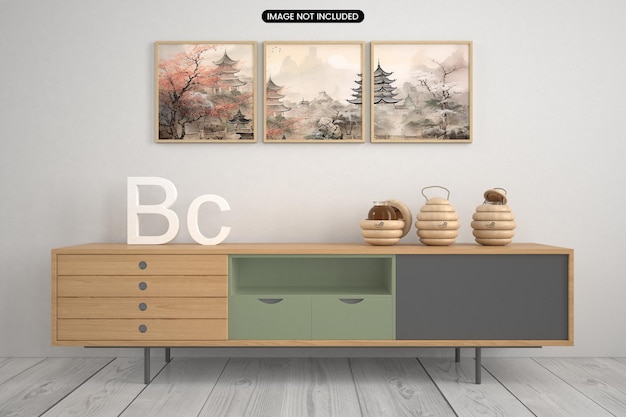 Living Room Mockup PSD Template