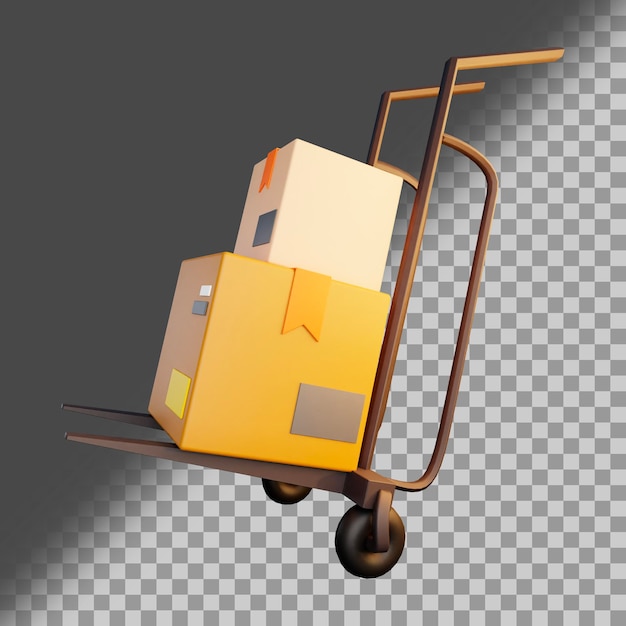 PSD load puller 3d icon