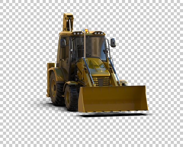 Loader geïsoleerd op de achtergrond 3d rendering illustratie