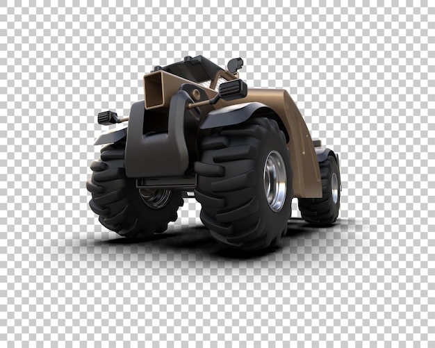 ローダーが背景に隔離された 3D レンダリングイラスト