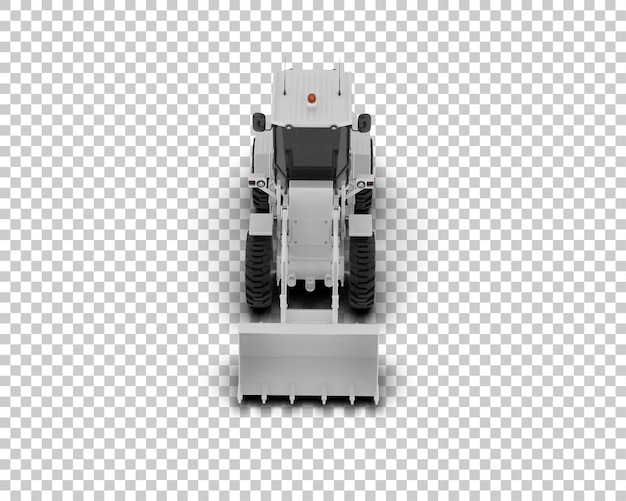 ภาพ 3 มิติแสดง Loader แยกจากพื้นหลัง