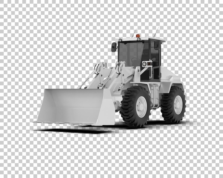 PSD loader isolated on background 3d rendering illustration