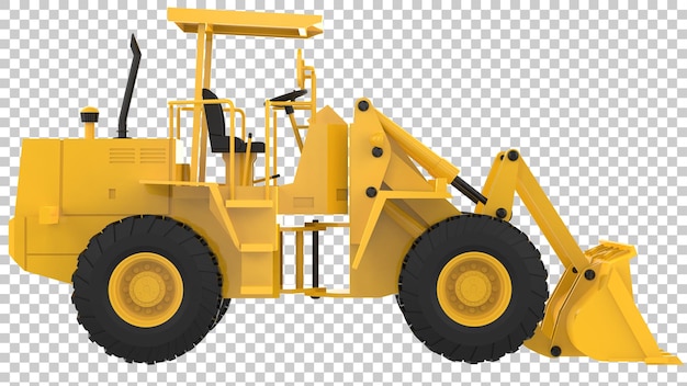Loader isolated on transparent background 3d rendering illustration