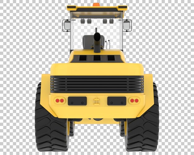 Loader on transparent background 3d rendering illustration