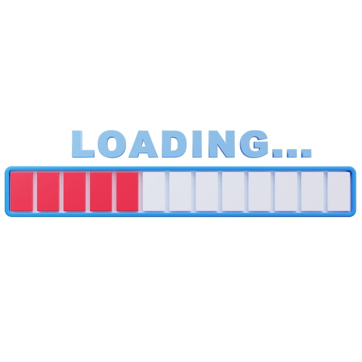 PSD loading animation progress bar
