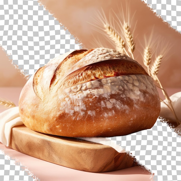 Loaf against transparent background