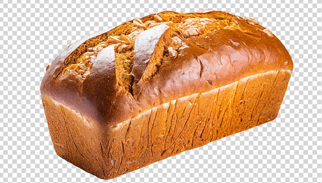 PSD loaf of bread isolated on transparent background
