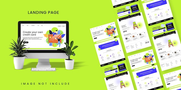 loan company and online banking landing page