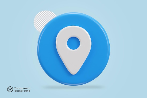 location map pin gps pointer markers 3d realistic icon