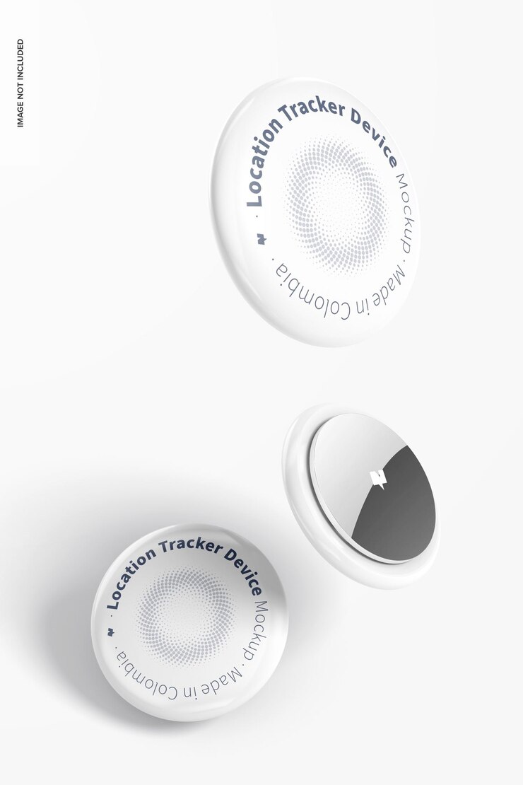 PSD location tracker device mockup, falling