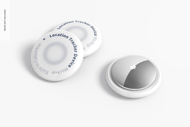 Location Tracker Device Mockup, Perspective View