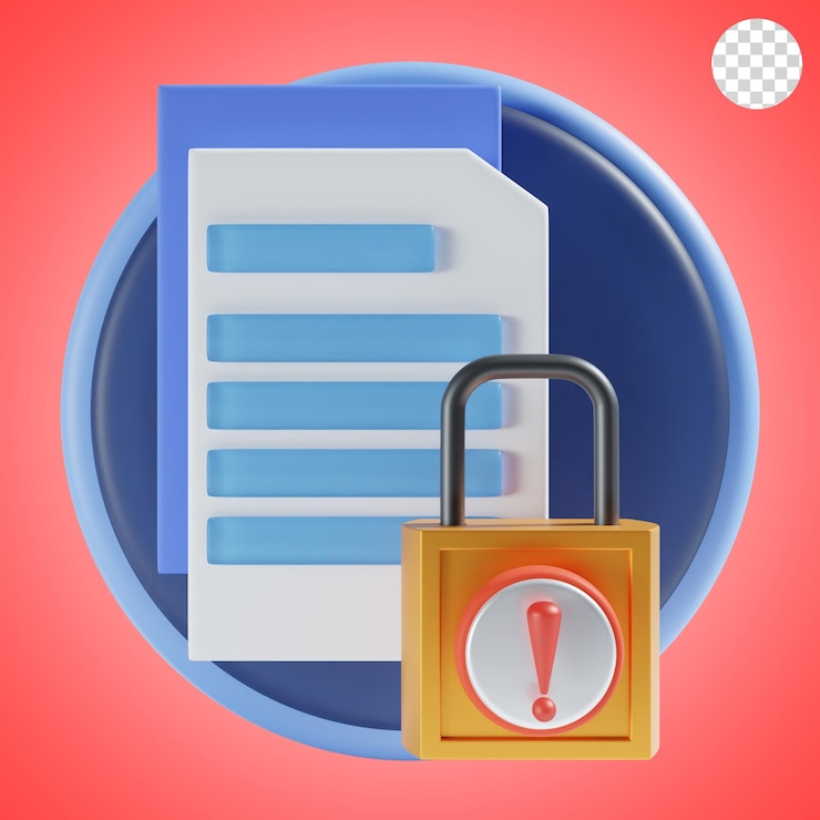 PSD lock file icon
