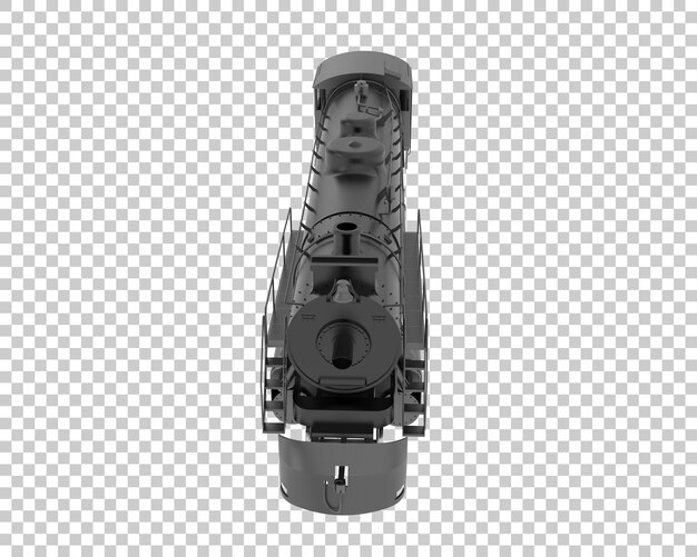 PSD 투명 한 배경 3d 렌더링 그림에 기관차