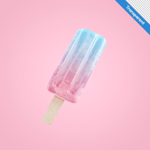 Lody popsicle ilustracja 3d