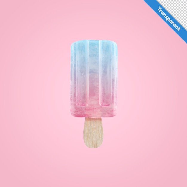 Lody Popsicle Ilustracja 3d