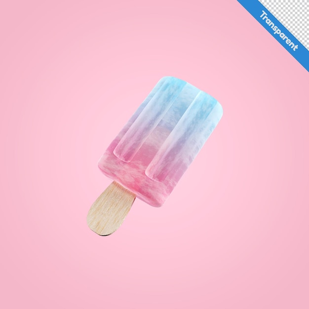 Lody popsicle ilustracja 3d