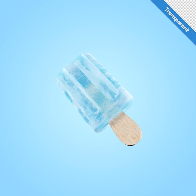 Lody popsicle ilustracja 3d