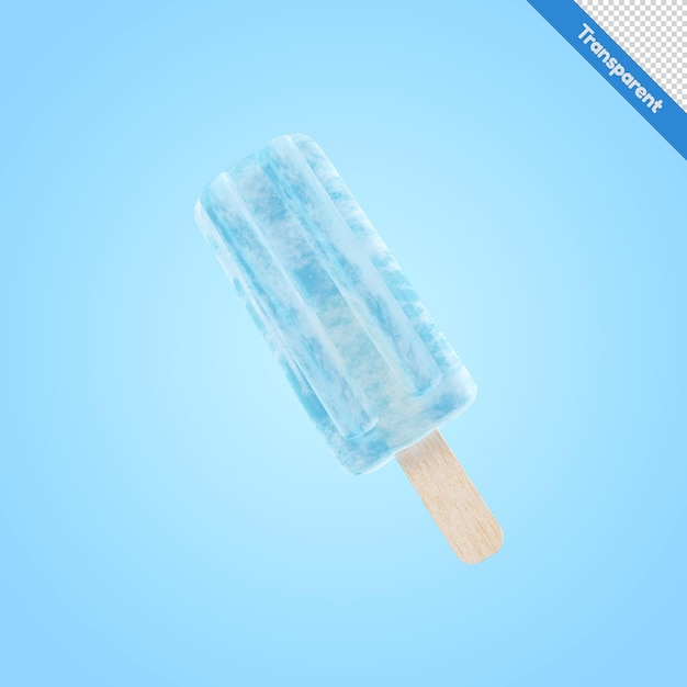 Lody popsicle ilustracja 3d