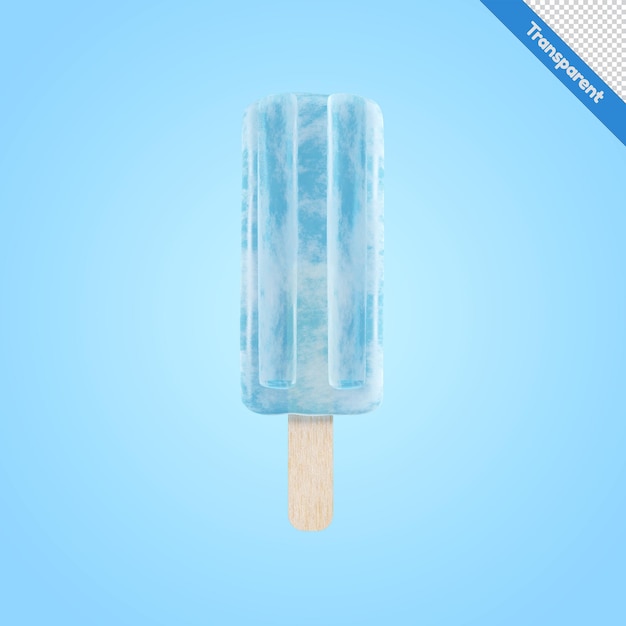 Lody popsicle ilustracja 3d