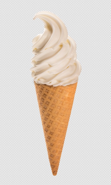 Lody waniliowe w chrupiącym rożku