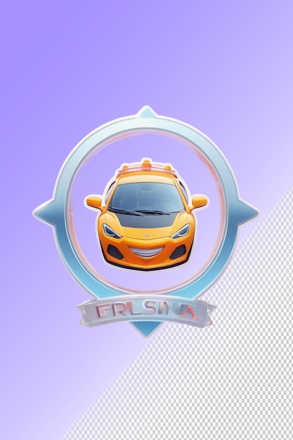 PSD a logo for a car that says  fresh friday