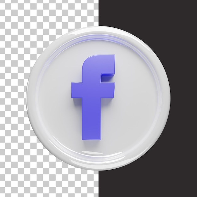 Logo Facebooka 3d