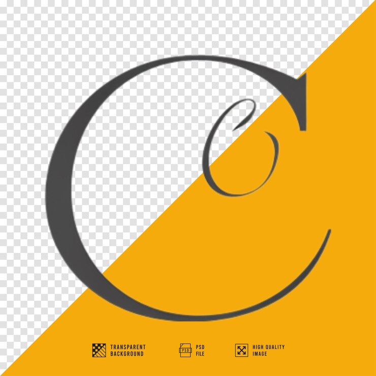 PSD logo firmy na niebieskim tle