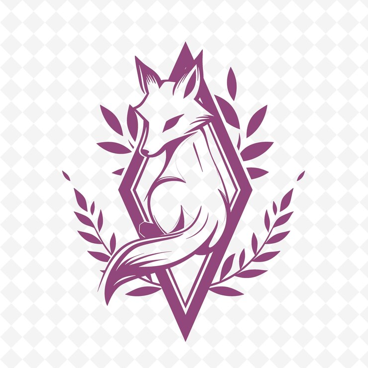PSD a logo for a horse with a letter in it