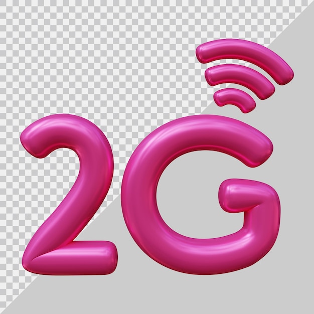 Logo Ikony 2g W Nowoczesnym Stylu 3d