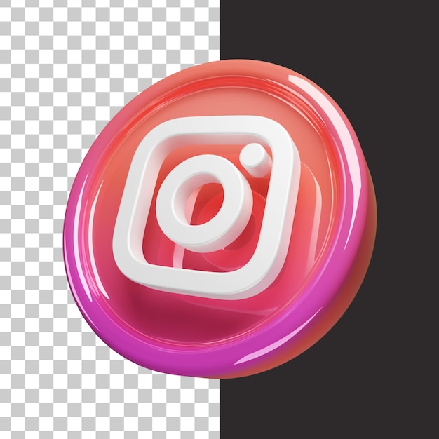 PSD logo instagrama 3d