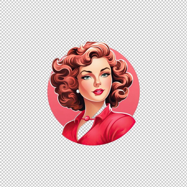 Logo Kreskówki Shirley Temple Z Izolowanym Tłem