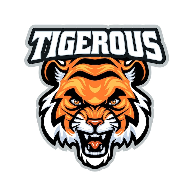 PSD logo marki tygrysów to tygrys.