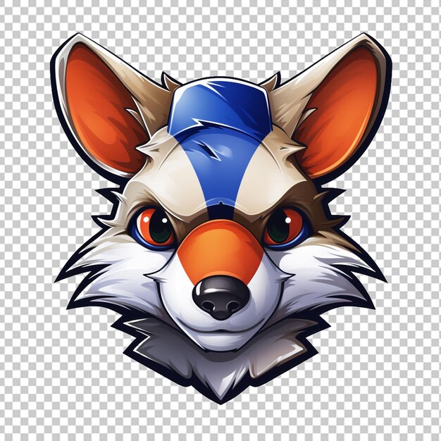 PSD logo maskotki bandicoot