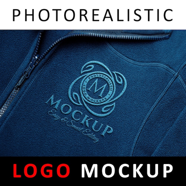 Logo Mock Up - Haftowane Sportowe Szyte Logo