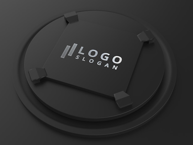 Logo mock-up file psd