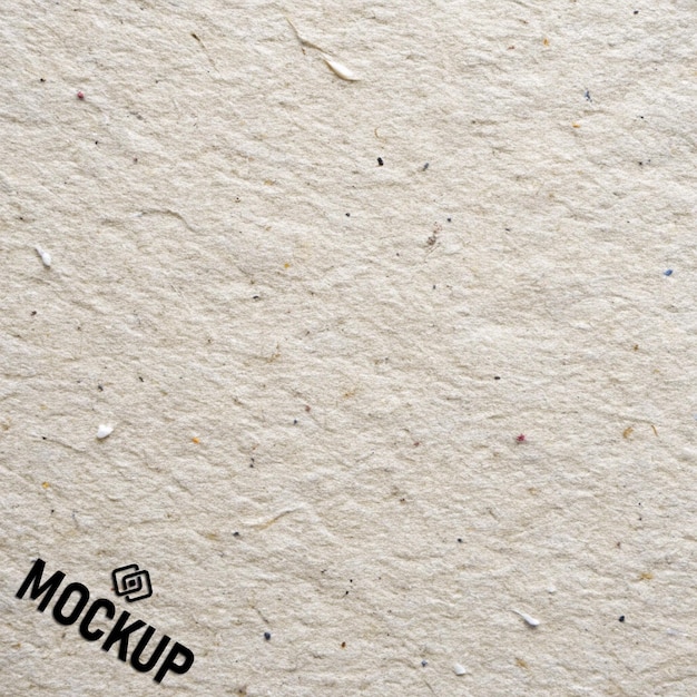 Logo mock-up van gerecycled papier