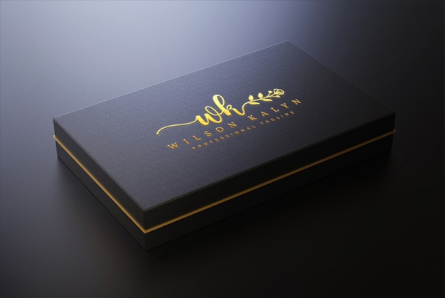 Logo Mockup on Box