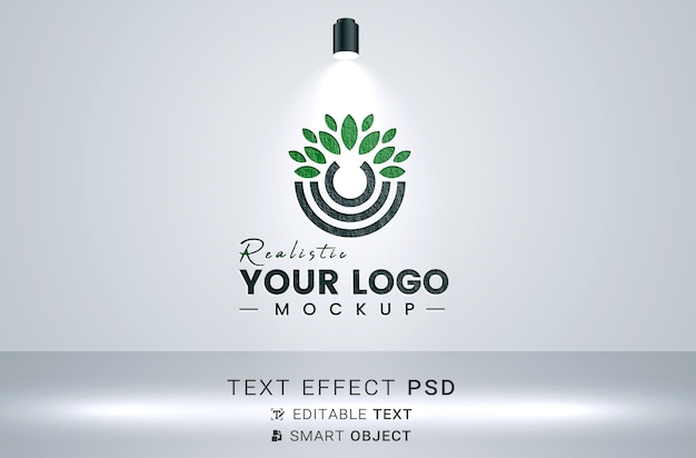 PSD logo mockup branding