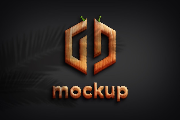 Modello di progettazione di mockup di logo