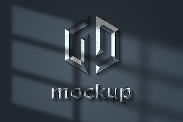 Modello di progettazione di mockup di logo