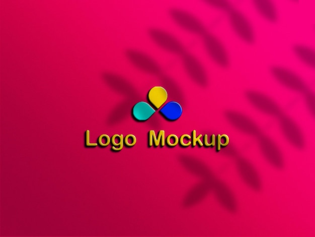 PSD progettazione del modello del logo con colori